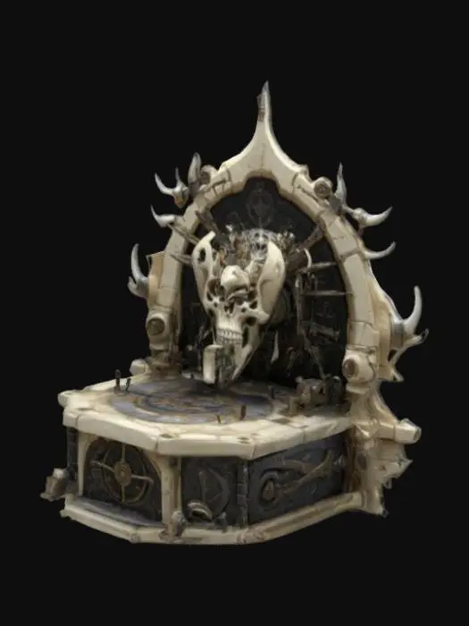 3D model for bone alter, Stylized, Sci-Fi, Medieval, Anime, Fantasy, Steampunk, Highly Detailed, #ChronoForgeWeapon#