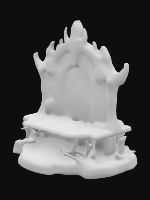 3D model for bone alter, Stylized, Sci-Fi, Medieval, Anime, Fantasy, Steampunk, Highly Detailed, #ChronoForgeWeapon#