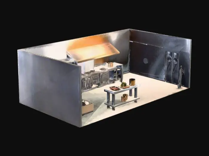 3D model for cocina chica
