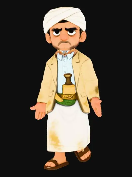 3D model for Desert Wanderer