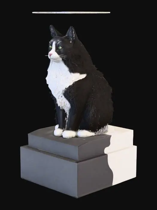 3D model for Majestic Feline Sculpture