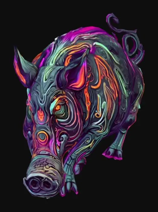 3D model for Neon Pig