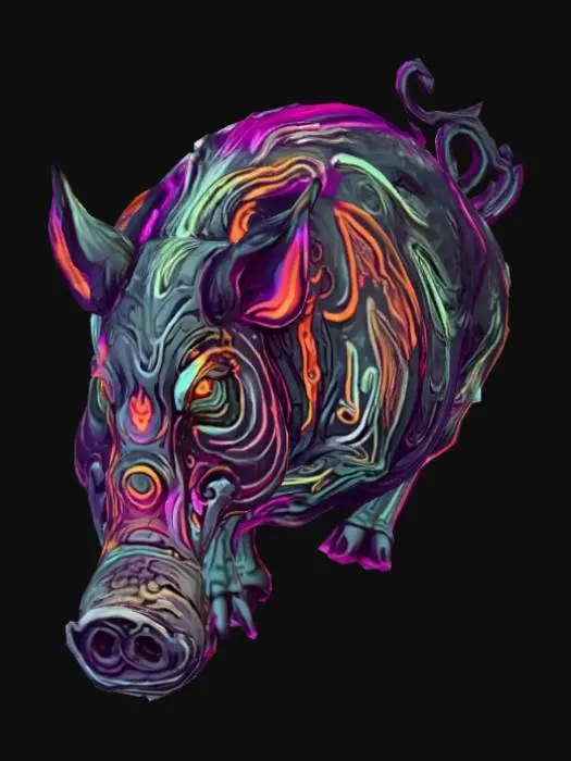 3D model for Neon Pig