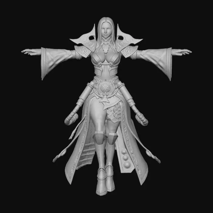 3D model for Sorceress of the Arcane Realm
