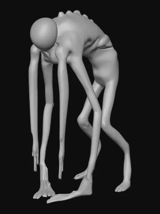3D model for Dark Corridor Creature