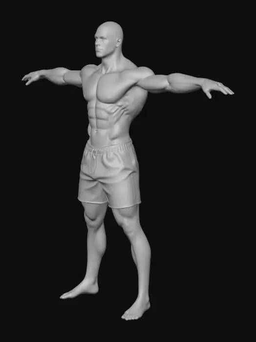 3D model for BASE_MALE_01