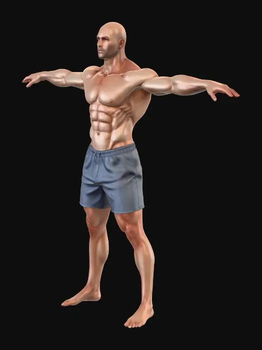 3D model for BASE_MALE_01