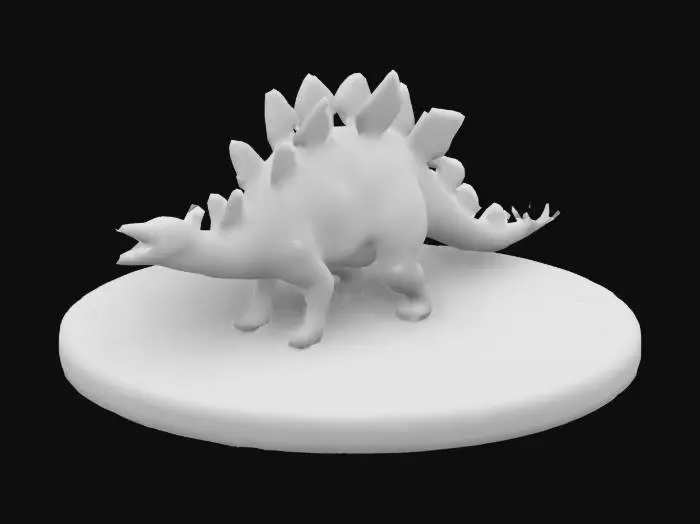 3D model for Stegosaurus Model on Display