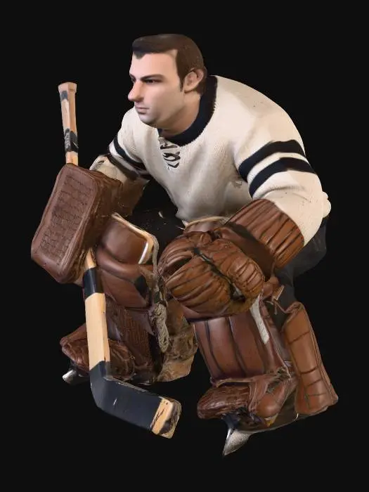 3D model for Vintage Hockey Goalie