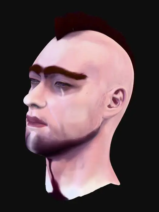 3D model for Crimson Mohawk