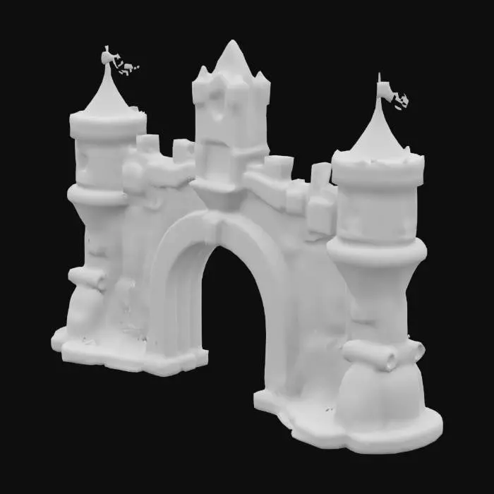 3D model for Enchanted Castle Gateways, #garden#