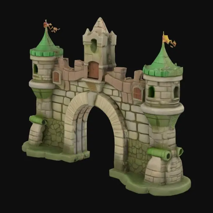 3D model for Enchanted Castle Gateways, #garden#