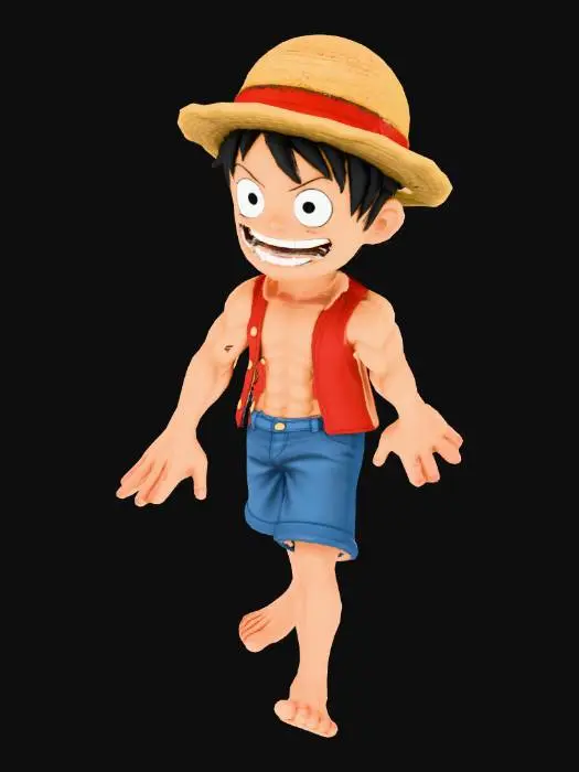 3D model for Straw Hat Adventurer
