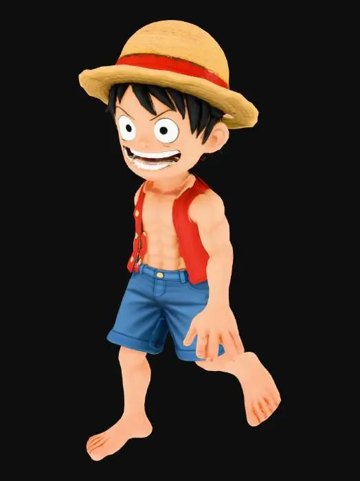 3D model for Straw Hat Adventurer