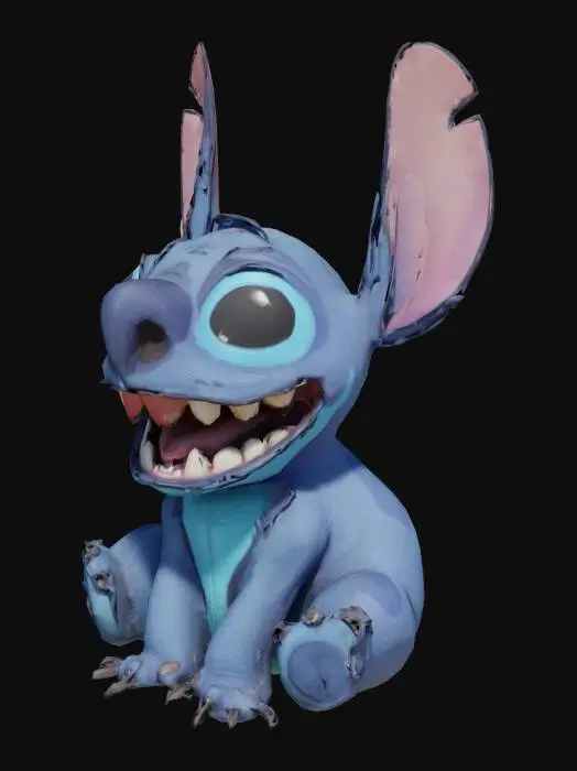 3D model for Stitch Smiling