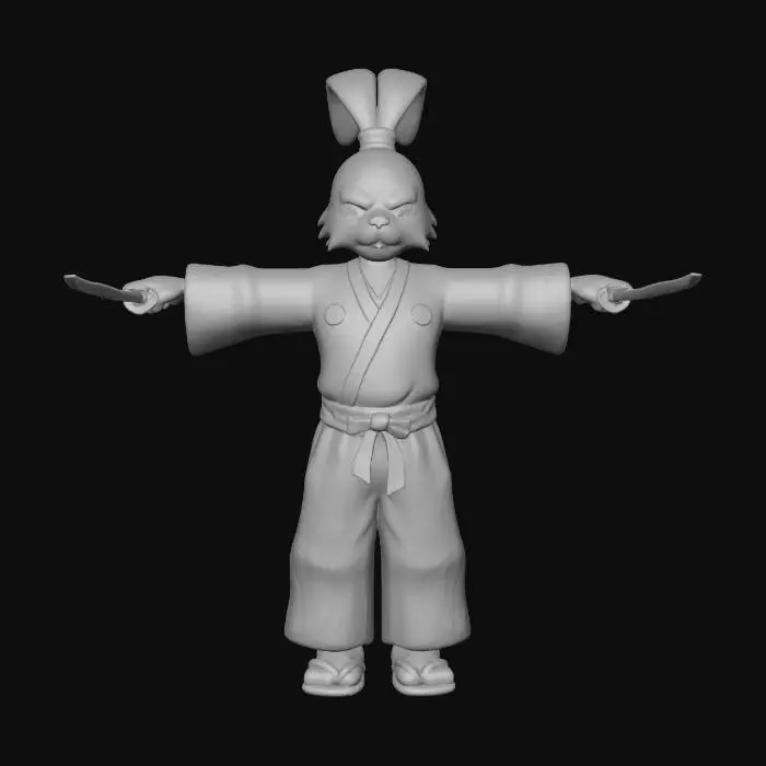 3D model for Usagi Yojimbo #Samurai2025#,