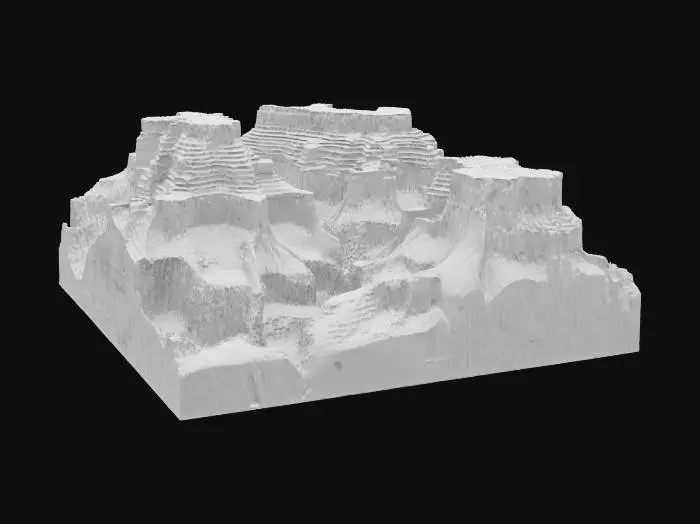 3D model for [Arizona] a meticulously detailed Grand Canyon model with LED neon accents, #AroundTheWorld#