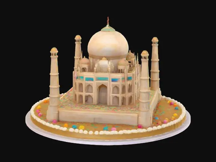 3D model for [India] Candy Taj Mahal, #AroundTheWorld#