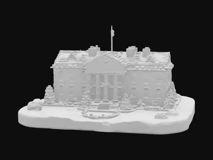 3D model for [Washington, D.C.] Gingerbread White House, #AroundTheWorld#