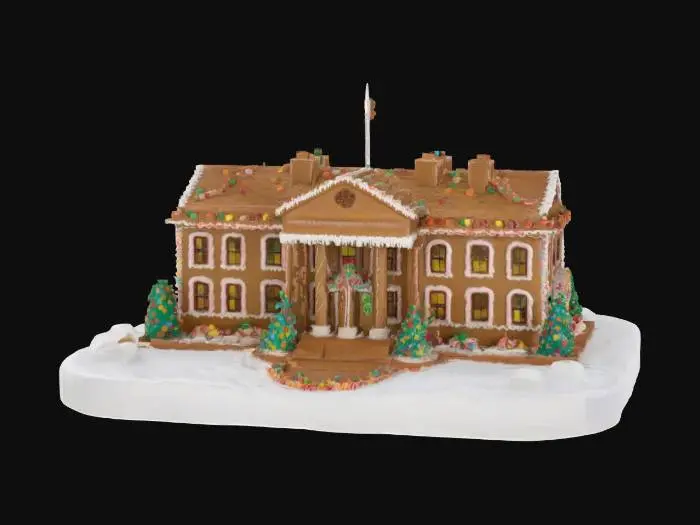 3D model for [Washington, D.C.] Gingerbread White House, #AroundTheWorld#