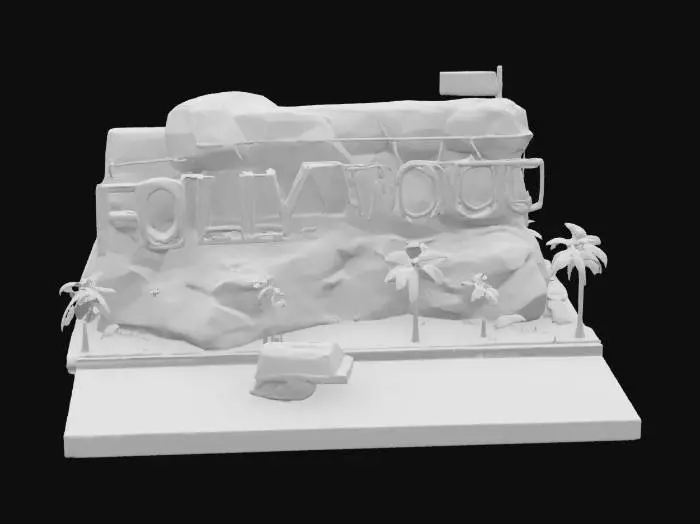 3D model for [California] Neon Hollywood Dreams, #AroundTheWorld#