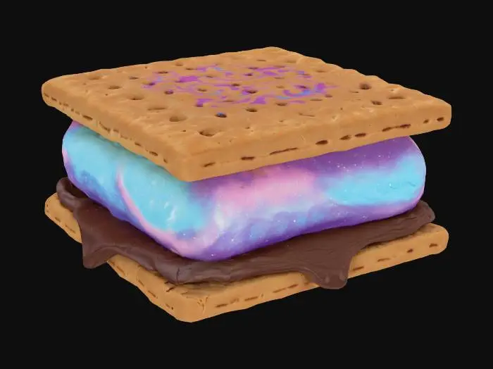 3D model for [Space], Galactic S'more, #AroundTheWorld#