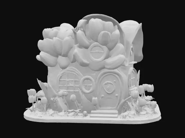 3D model for [Amsterdam] an elaborate tulip house, #AroundTheWorld#