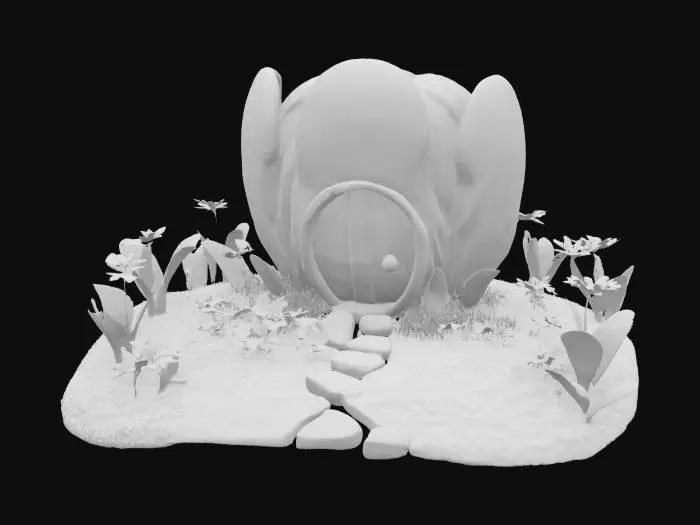 3D model for [Amsterdam] a tulip bulb house, #AroundTheWorld#