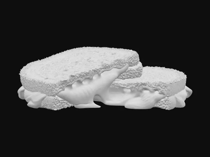 3D model for Grilled Cheese, #food#