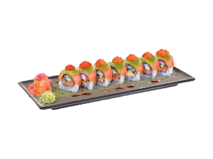Sushi Elegance, #food# - Rice 3D model, vytvořený pomocí AI