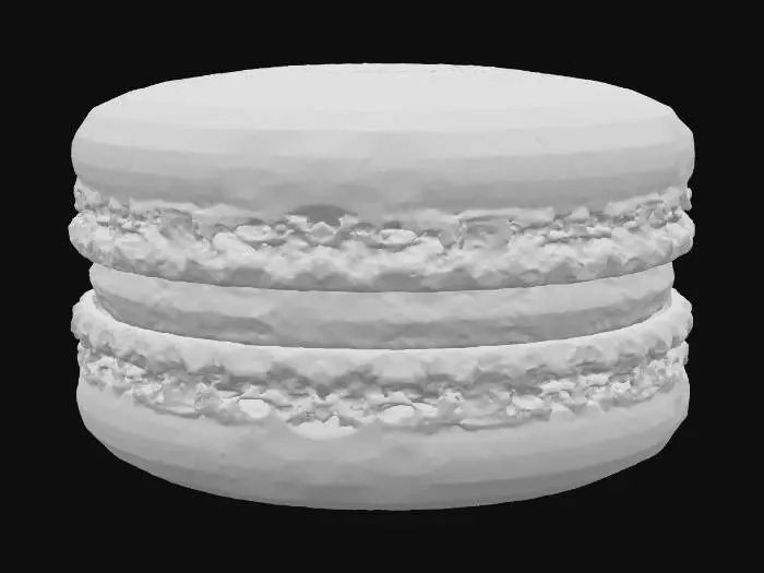 3D model for Whimsical Macaron, #food#