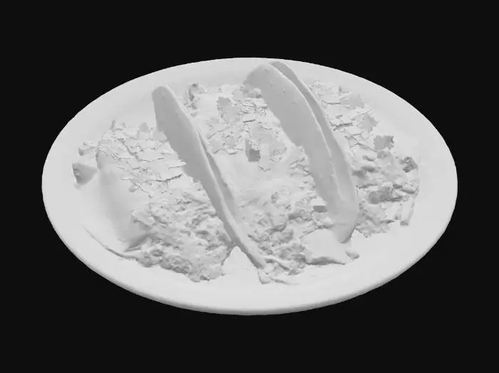 3D model for Taco Trio, #food#