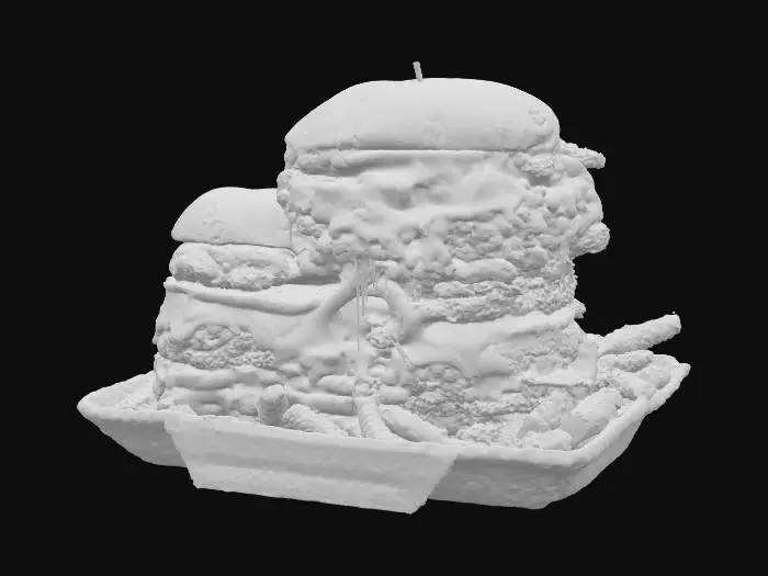 3D model for Cheesy Tower Feast, #food#