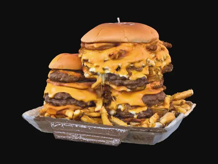 3D model for Cheesy Tower Feast, #food#