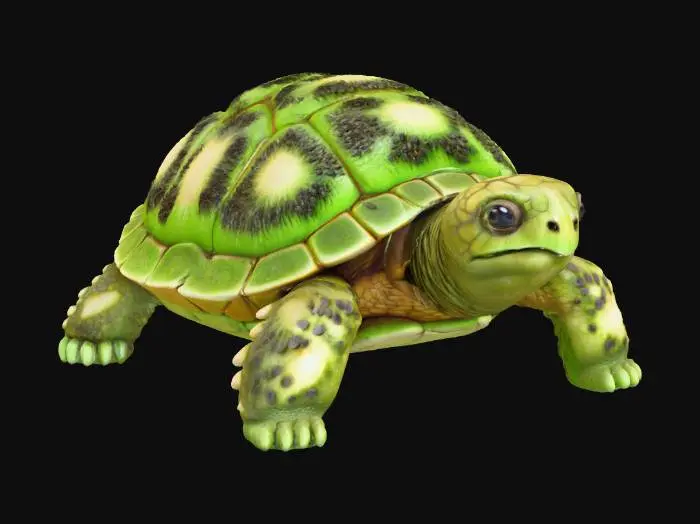 3D model for Kiwi Tortoise, #food#