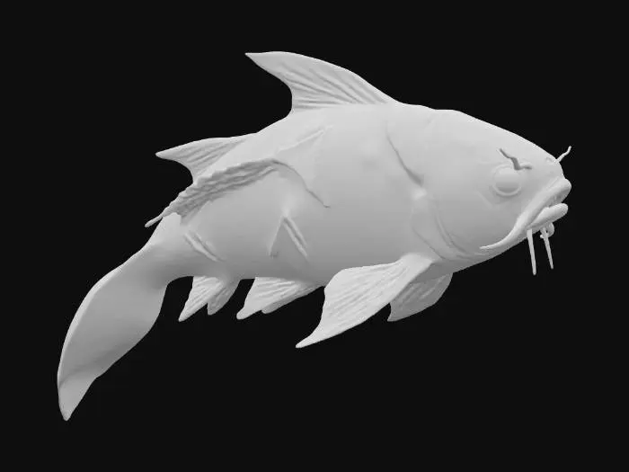 3D model for Dragonfruit Fish, #food#