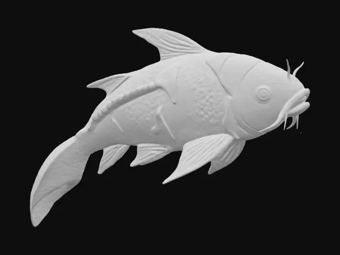 3D model for Dragonfruit Fish, #food#