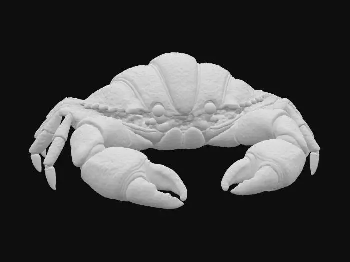 3D model for Croissant Crab, #food#