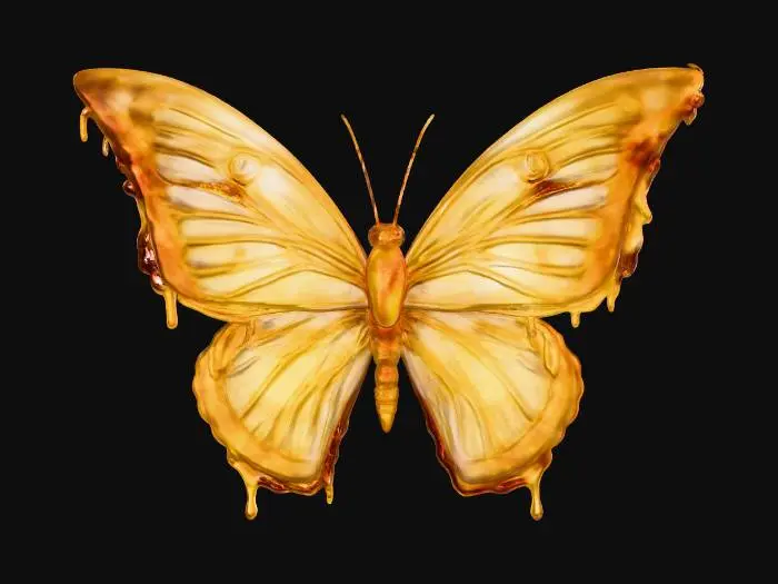 3D model for Butterfly Quesadilla, #food#