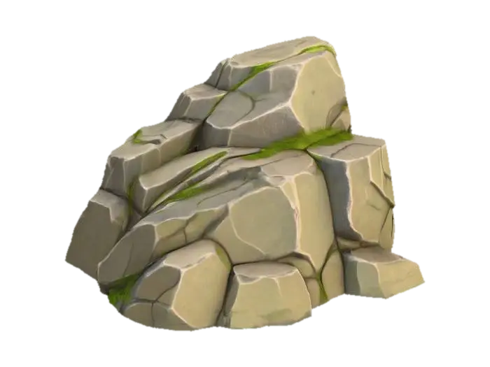 Rock Formation - Rocks yapay zekâ ile oluşturulmuş 3D model