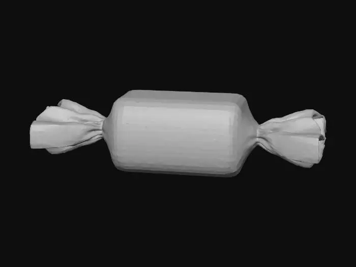 3D model for Halloween Candy Wrapper, #Halloween2025#