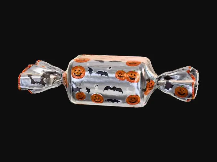 3D model for Halloween Candy Wrapper, #Halloween2025#