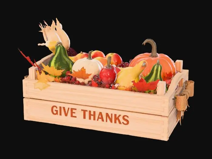 3D model for Autumn Abundance, #Thanksgiving#
