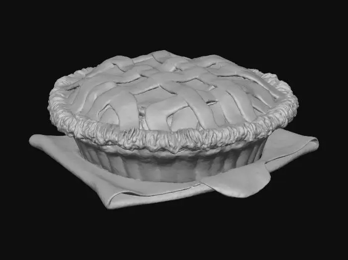 3D model for Autumn Delight Pie, #Thanksgiving#