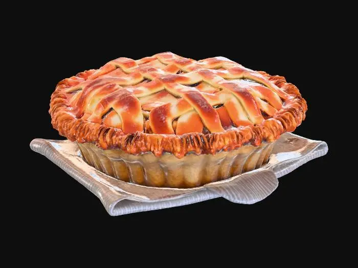 3D model for Autumn Delight Pie, #Thanksgiving#