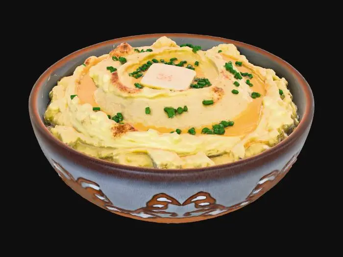 3D model for Mashed Potato Bliss, #Thanksgiving#