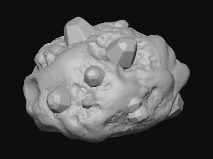 3D model for Emerald Meteorite