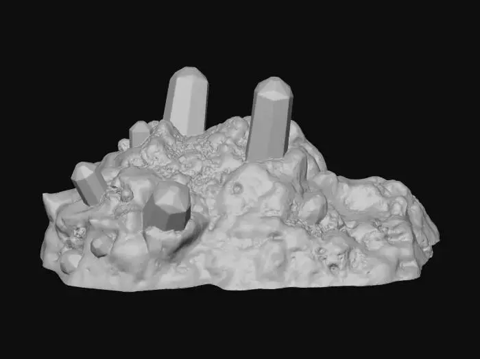 3D model for Cosmic Crystalline Formation