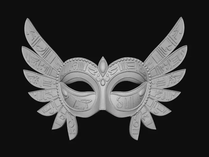 3D model for Winged Glyph Mask