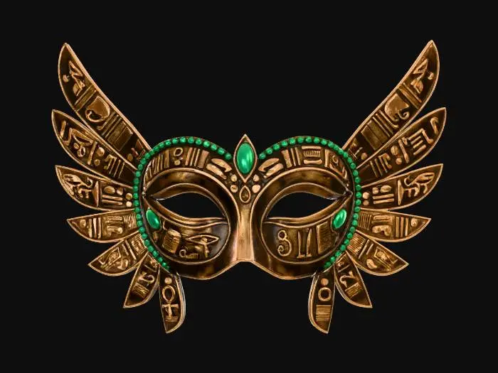 3D model for Winged Glyph Mask
